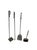 Metal Vintage Five Piece Wrought Iron Fireplace Tool Set For Sale - Image 7 of 10