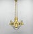 Beautiful large brass chandelier from the 1920s from germany. Renovated, rewired. Bulbs: 4 x e27 (e26). Us wiring...