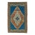 Turkish Mini Rug Oriental Hand Knotted Vintage Rug 1'10" x 2'10" #16205 For Sale