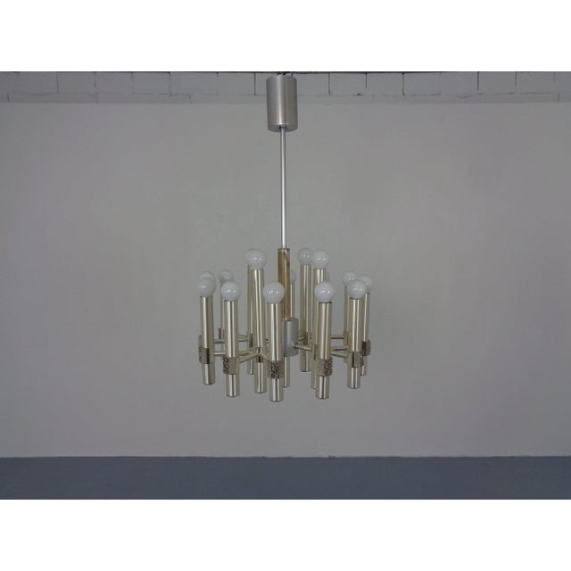 Esperia Sputnik Chandelier by Angelo Brotto for Esperia, Italy, 1960s For Sale - Image 4 of 18