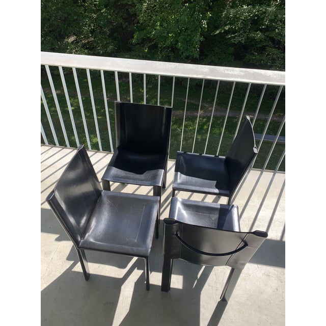 Vintage Chairs by Carlo Bartoli for Matteo Grassi, 1990s, Set of 4 For Sale - Image 14 of 18