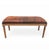 Farmhouse Lille Warm Brown Cowhide Bench with Oak Frame For Sale - Image 3 of 3