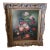 Vintage Floral Painting in Gold Frame For Sale
