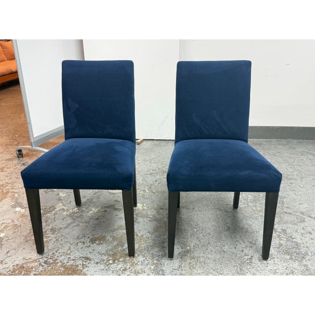 Design Plus Gallery presents a Pair of Peyton Side Chairs from Room & Board. Each chair has a fully upholstered seat and...