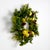 This timeless wreath features a cheerful faux mix of lemons, lemon foliage, evergreen branches, cedar & pine, and comes...