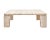 Contemporary Modernist Travertine Vintage Coffee Table For Sale - Image 3 of 9