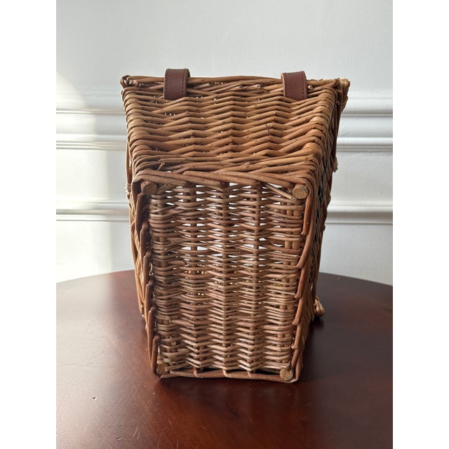 Wood Current Fortnum and Mason Basket For Sale - Image 7 of 10