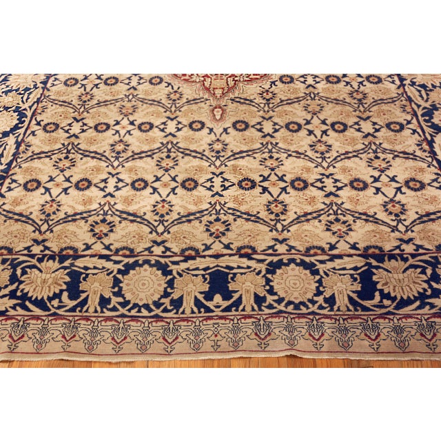 Nazmiyal Collection Antique Kerman Rug For Sale - Image 4 of 7