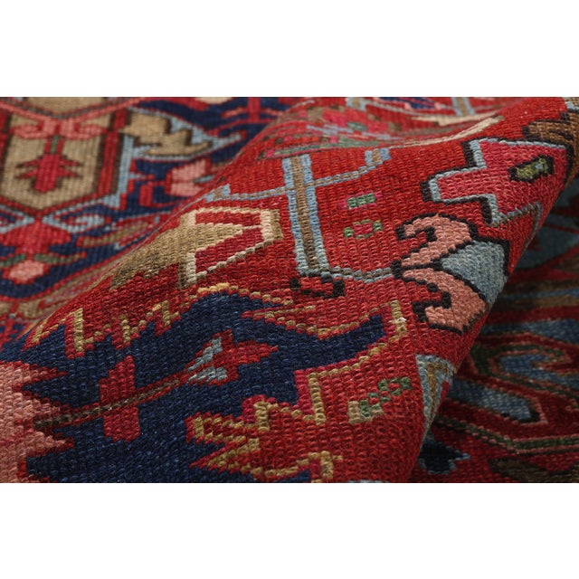 Late 19th Century Persian Heriz Rug, 09'05 X 12'02 For Sale In Dallas - Image 6 of 10