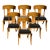 Teak Klismos Patio Dining Chairs. - Set of 6 For Sale