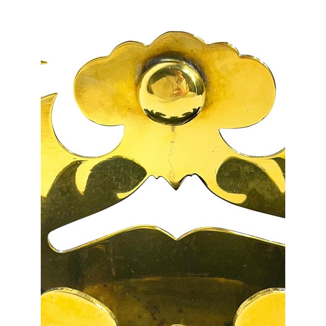 Antique English Crown Form Wall Pocket or Tidy For Sale - Image 12 of 18