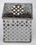 Metal 1980s Bohemian Handmade Embellished Cutout Steel Tissue Box Cover For Sale - Image 7 of 16