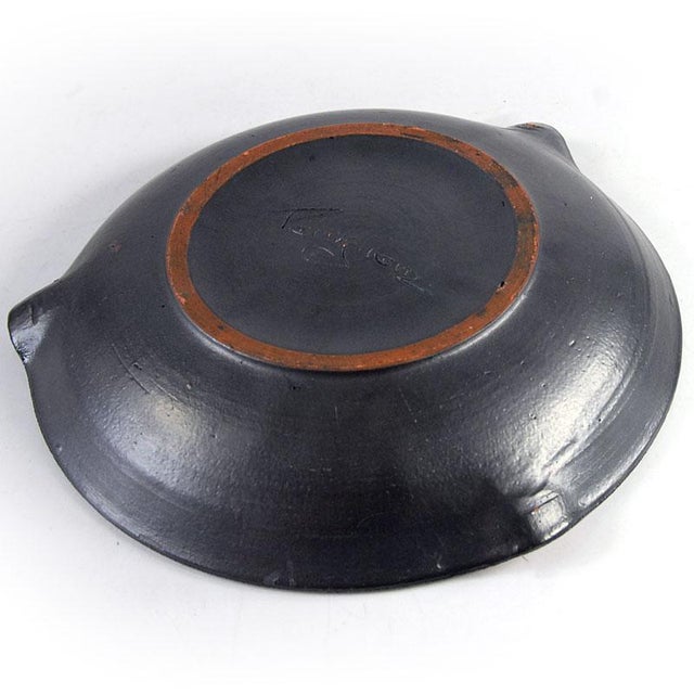 Black Ceramic Ashtray from Perignem Amphora, Belgium, 1970s For Sale - Image 8 of 10