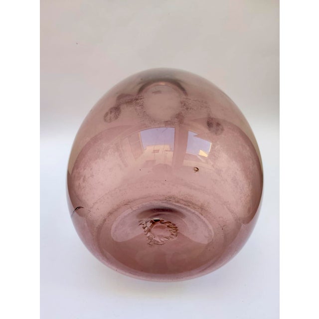 Monumental Murano Amethyst Blown Glass Vase by Vittorio Zecchin, 1930s For Sale - Image 15 of 17
