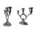 American Antique Silver Candelabra Set – “Cordially Yours” by 1847 Rogers Bros. – A Pair For Sale - Image 3 of 7