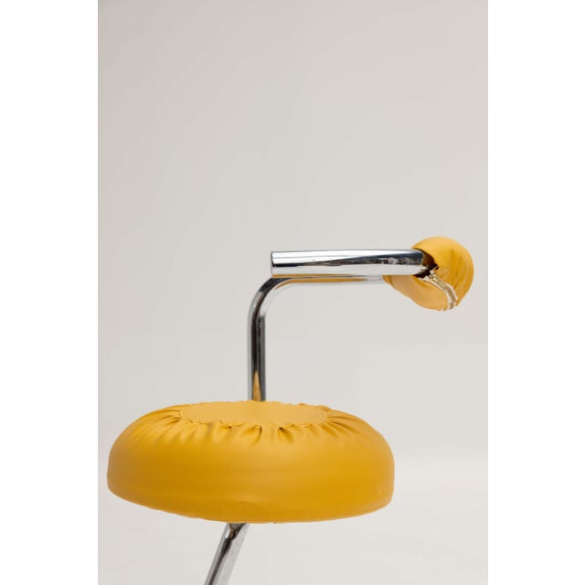 Yellow Cobra Chairs by Giotto Stoppino, 1970s, Set of 4 For Sale - Image 8 of 11
