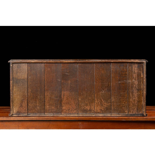 Early 20th Century Tiger Oak Puzzle Box Card Catalog For Sale In Chicago - Image 6 of 14