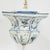 Vintage Hand-Painted Dutch Blue and White Tile-Style Metal Table Lamp - Octagonal Urn With Pastoral Scenes For Sale - Image 9 of 17