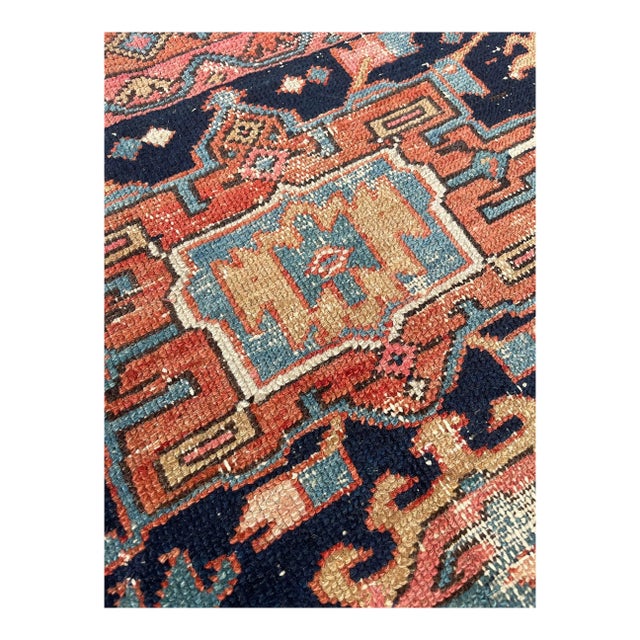 Geometric Floral & Vines Medallions Rug - 3.3 X 4.4 For Sale