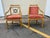 Brown Late 20th Century McGuire Rattan Target Design Bamboo Dining Open Armchairs- Set of 3 For Sale - Image 8 of 12