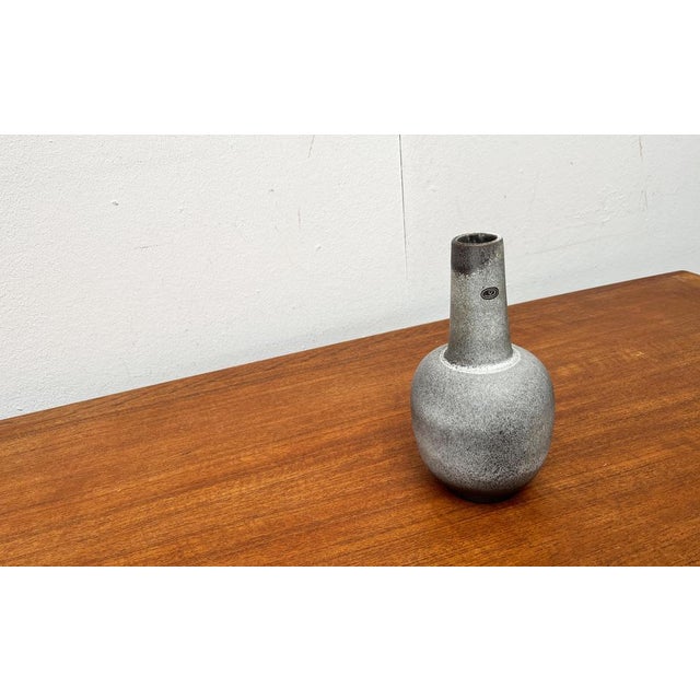 Mid-Century German Minimalist Studio Pottery Vase from Fritz Van Daalen, 1960s For Sale - Image 6 of 17