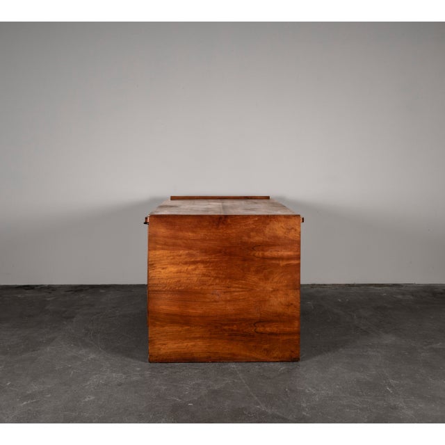 Art Deco Desk in Walnut by Bruno Paul for Veb Deutsche Werkstätten Hellerau, 1930s For Sale - Image 12 of 18