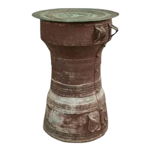 Southeast Asian Bronze Rain Drum or Drinks Table