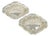 Early 20th Century M&h English Victorian Art Nouveau Silver Plated Floral Repousse Fruit Bowls Pair For Sale