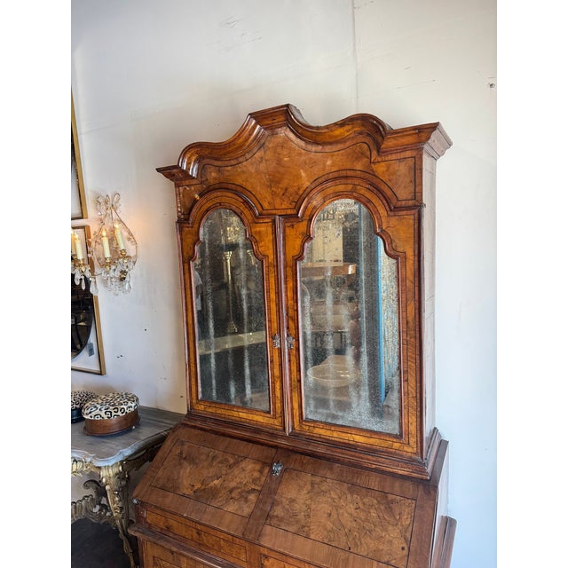 19th C. Italian Walnut Secretary For Sale - Image 4 of 8