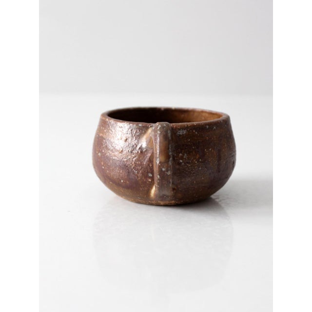 Late 20th Century Vintage Studio Pottery Mug For Sale - Image 5 of 11