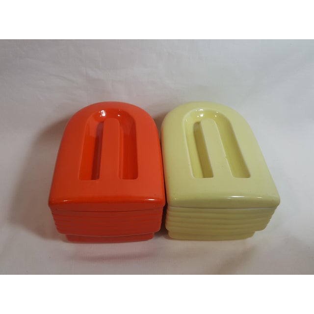1940s Westinghouse by Hall Ceramic Refrigerator Containers a Pair