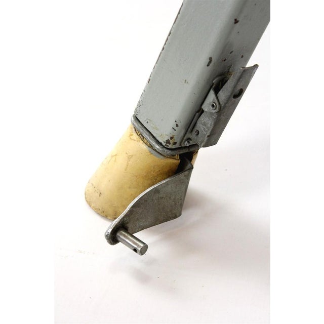 Vintage Gymnastic Horse in Leather with Springboard, 1960s, Set of 2 For Sale - Image 15 of 16