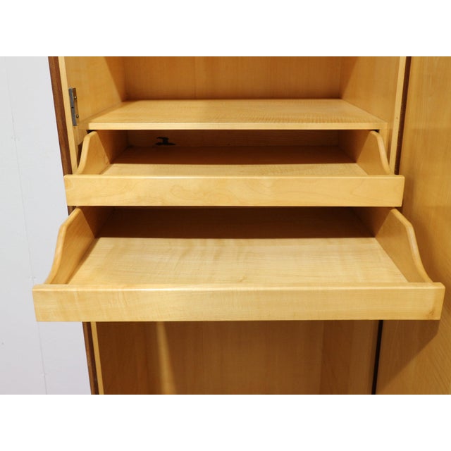 Mid Century Modern Vintage Teak Single Armoire Wardrobe by White and Newton Danish Style For Sale - Image 10 of 15