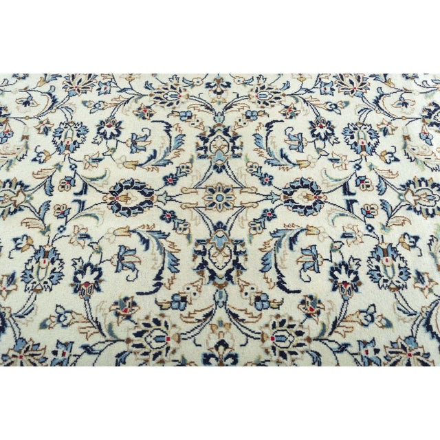 Hand-Knotted Kashan Cork and Wool Rug, 2000s For Sale - Image 6 of 13