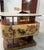 Brown Italian Bar Cabinet With Reverse Painted Panels and Marble Top, 1950s Attributed to Ico Parisi For Sale - Image 8 of 16