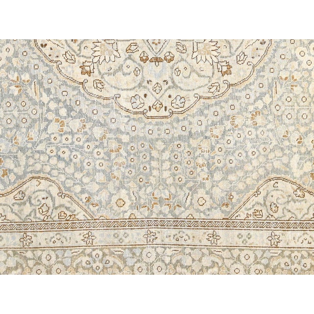 Semi Antique Persian Tabriz Rug - 7'2" x 10'6", Tabriz rugs are among the most exquisite and sought-after types of...