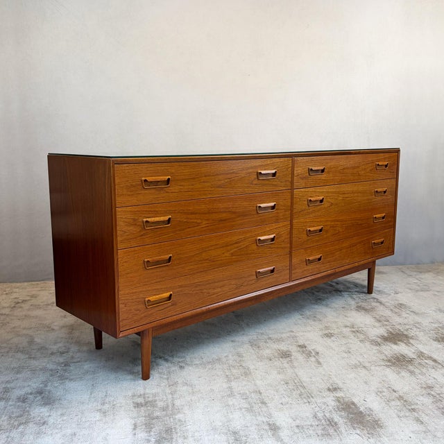 Danish Modern Teak Eight-Drawer Sideboard, 1960s For Sale - Image 4 of 12