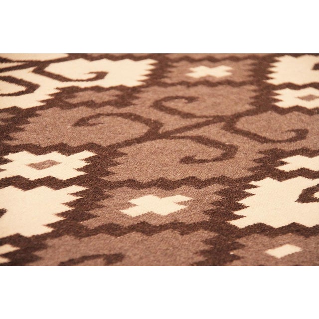 Pasargad Home Tuscany Grey Wool Area Rug- 9' 1" X 11' 9" For Sale - Image 4 of 5