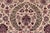 Shabby Chic Shabby Chic Pak-Persian Ivory/Aubergine Wool Rug - 9'2'' X 12'8'' For Sale - Image 3 of 9