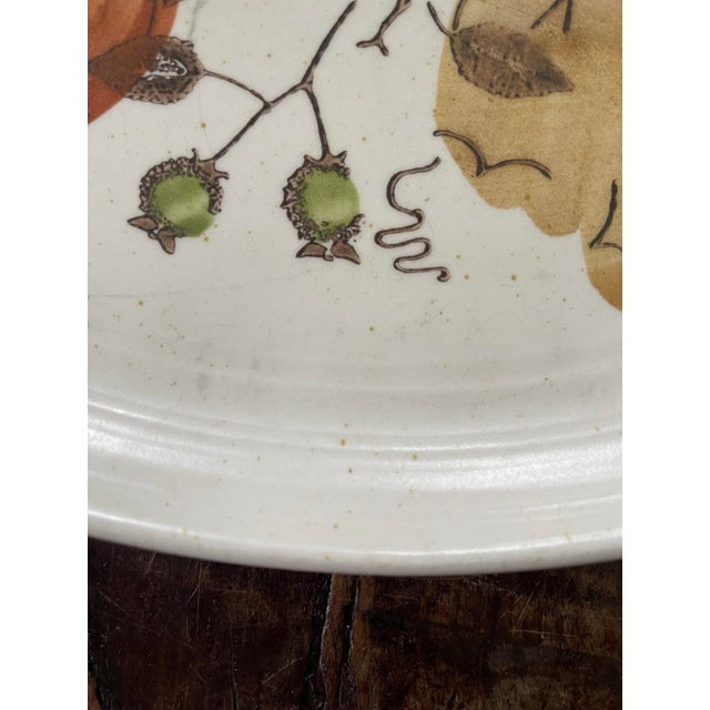 Metlock Pottery 1959 Metlox Poppytrail Golden Woodland Oval Platter For Sale - Image 4 of 6