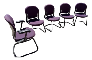 Vintage Herman Miller Equa Chairs (1998–2000) – Set of 5 (4 Side + 1 Armchair)