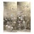 Gold Leaf Chinoiserie Hand-Painted Bird & Floral Wall Panels (Set of 2) For Sale