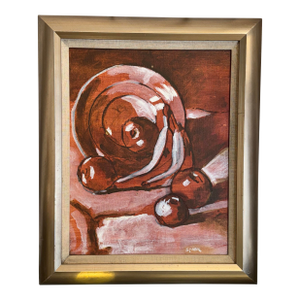 Apples Abstract Acrylic Painting