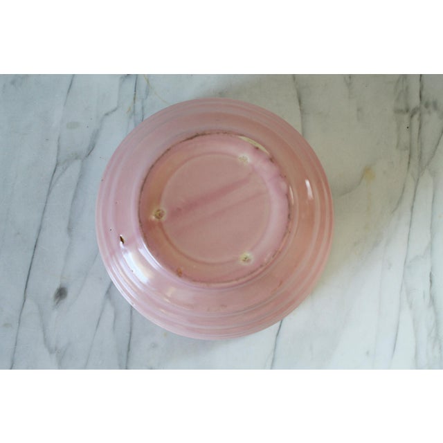 Ceramic Vintage Pink Ceramic Ringware Beehive Mixing Bowl. For Sale - Image 7 of 7