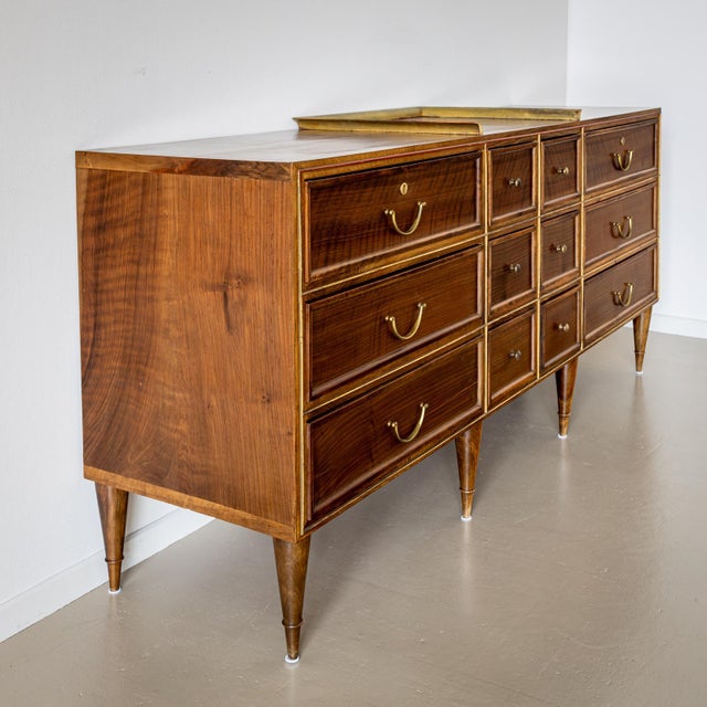 Wide chest of drawers, Italy 1960s For Sale - Image 15 of 18