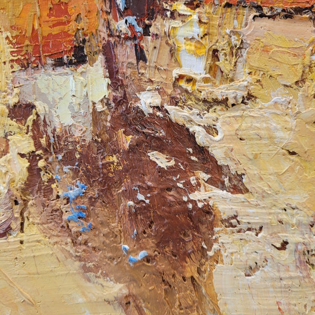 Gray Etienne Ritter, Alsatian Village, 1950s, Oil on Canvas For Sale - Image 8 of 18