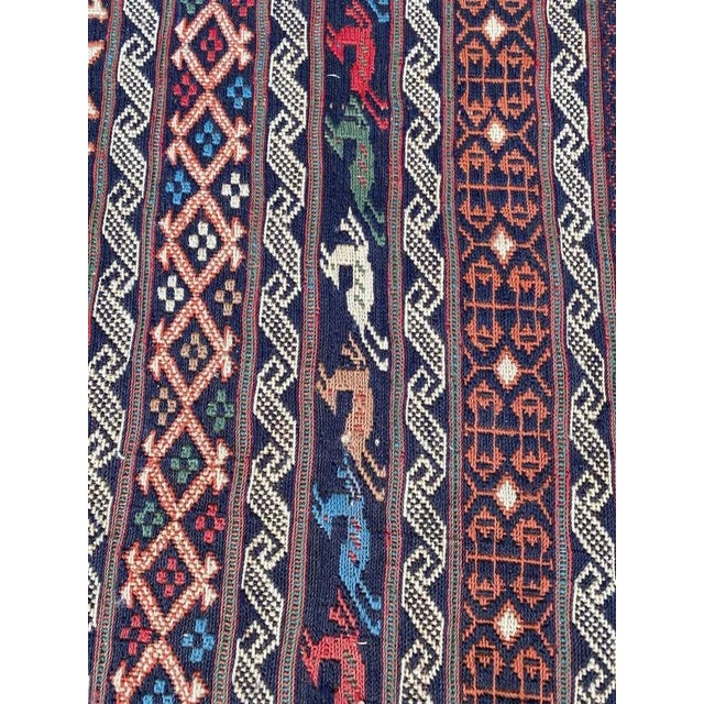 Vintage Azerbaïdjan Soukak Kilim Rug For Sale - Image 4 of 15