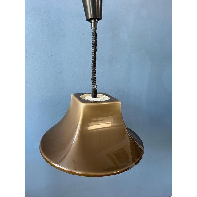 Acrylic Glass Witch Hat Pendant Lamp from Willem Hagoort For Sale - Image 5 of 11