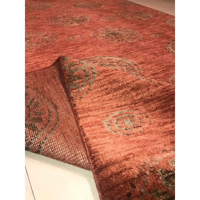Beige Vintage Indian Carpet, 1960s For Sale - Image 8 of 12