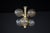 Patinated Brass Sputnik Chandelier with Six Gold-Colored Globes from Kaiser Idell / Kaiser Leuchten, Germany, 1960s For Sale - Image 10 of 13